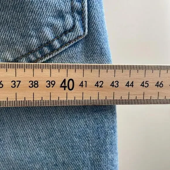 Aritzia - Denim Forum - Arlo High Rise Straight Denim Jeans - Blue - 26x30 - Picture 11 of 14